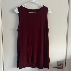 J. Jill Wearever Layering Tank in Burgundy